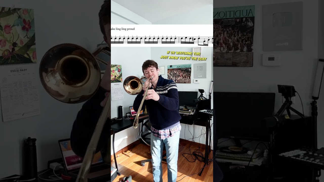 Rush E but Alto Trombone Day 2: 80% Speed