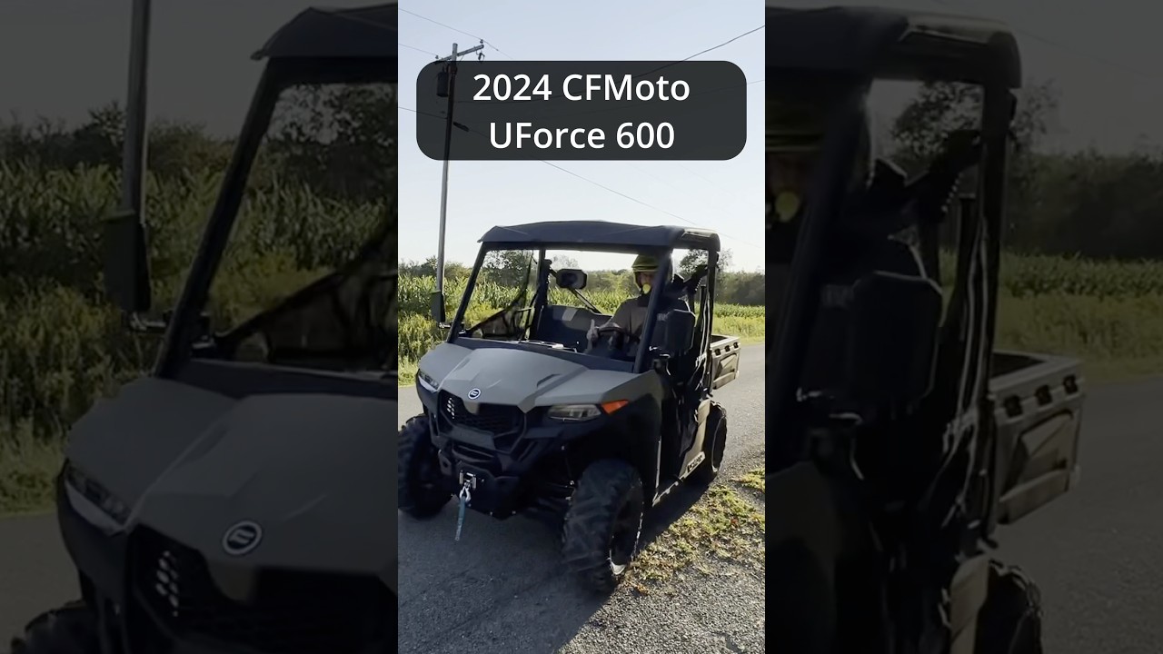 43 MPH on a brand new 2024 CFMoto UForce 600 with zero miles. #CFMoto #UForce600 #TopSpeed