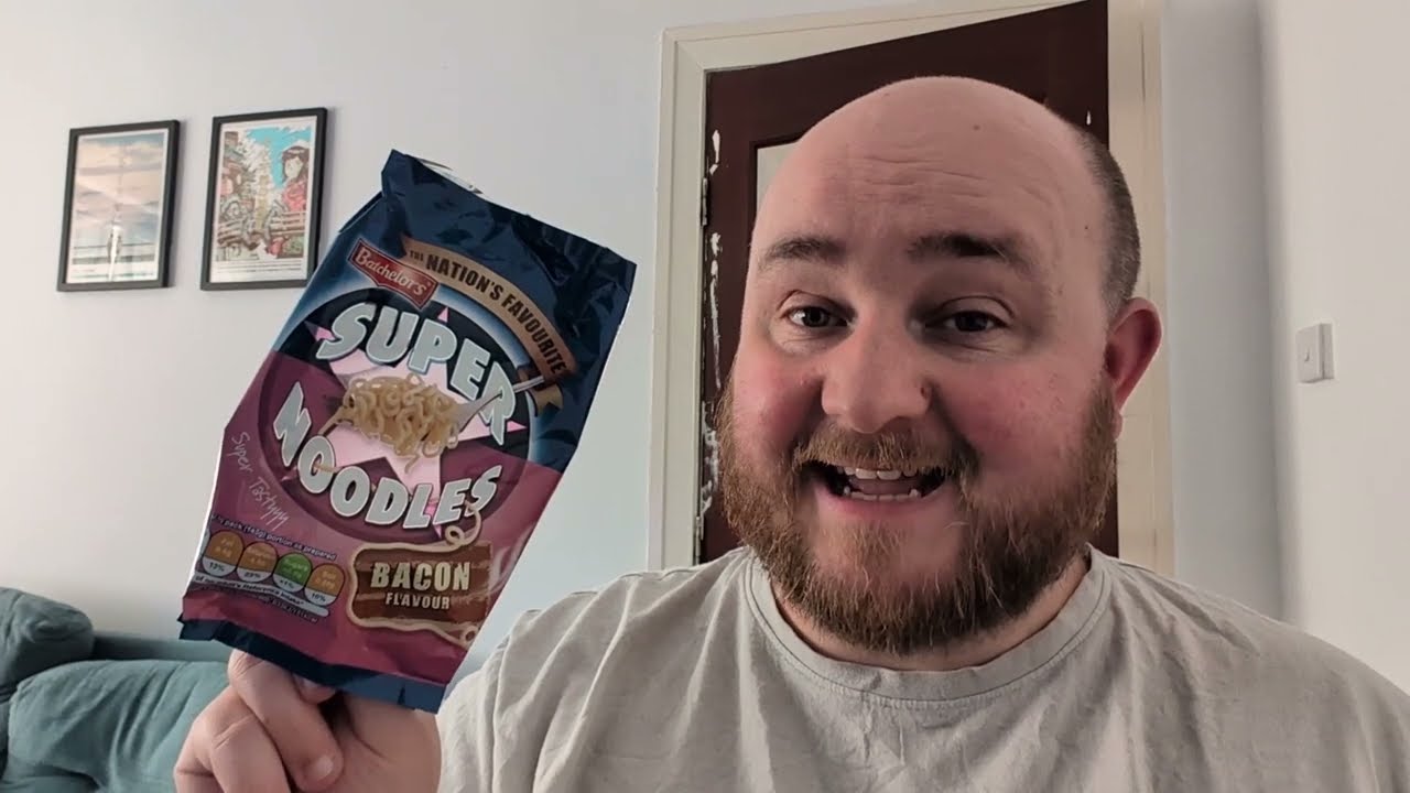 Super Noodles Bacon Flavour -- Snack Tube