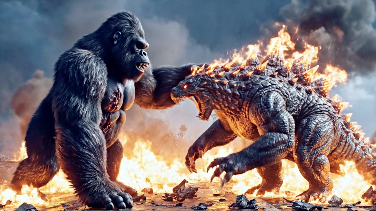 Kong vs Sea Monster -- Cinematic Battle