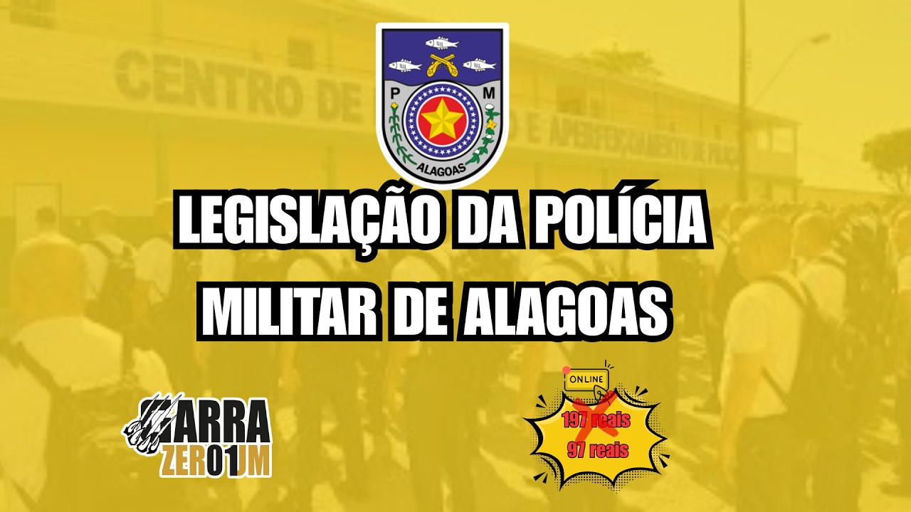 LEGISLAÇÃO INSTITUCIONAL DA PMAL | RDPMAL |  RESOLUÇÃO DE QUESTÕES | PROF JEAN WALLNEY