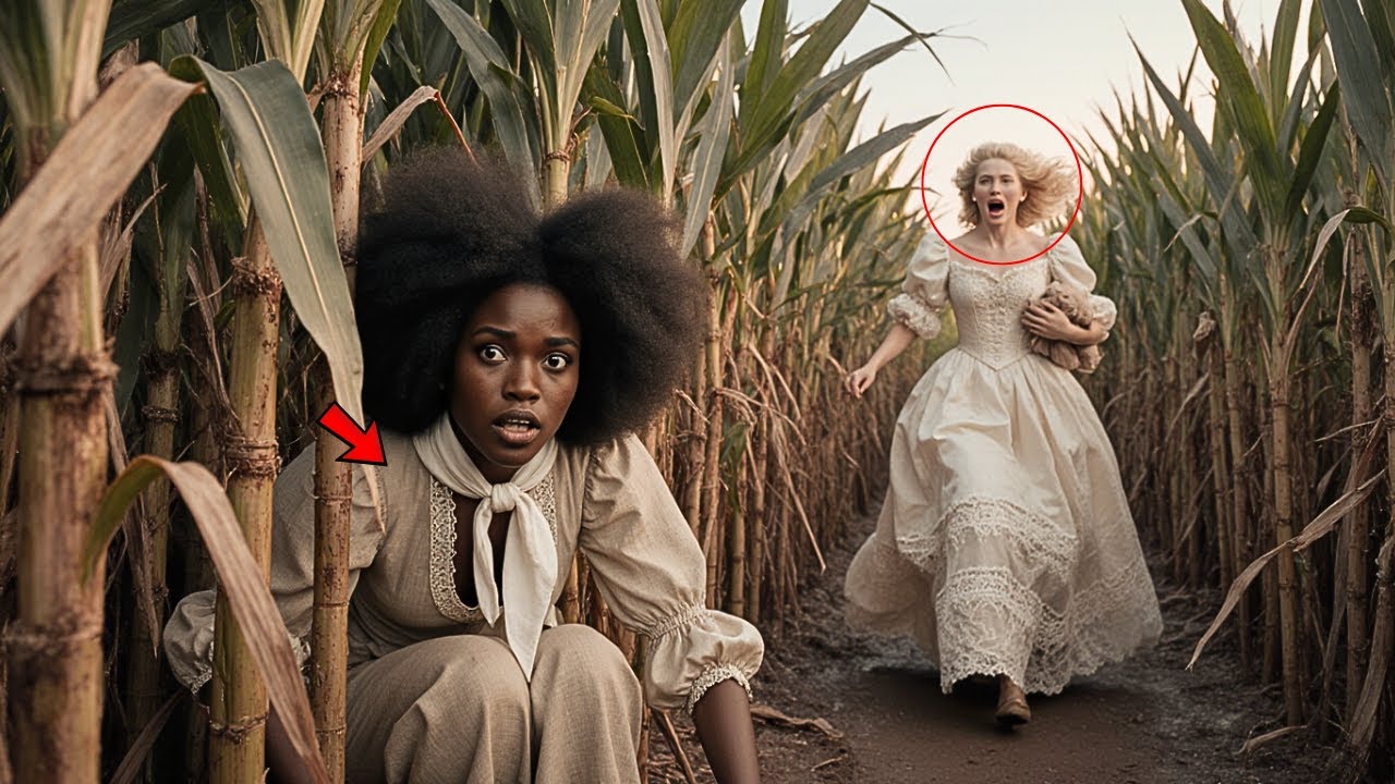 A SINH&Aacute; SAIU APRESSADA DO MILHARAL &mdash; E A ESCRAVA SABIA EXATAMENTE O QUE ELA QUERIA ESCONDER!