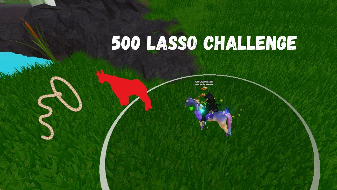 I DID THE *500 LASSO CHALLENGE* IN WILD HORSE ISLANDS AND CAUGHT...