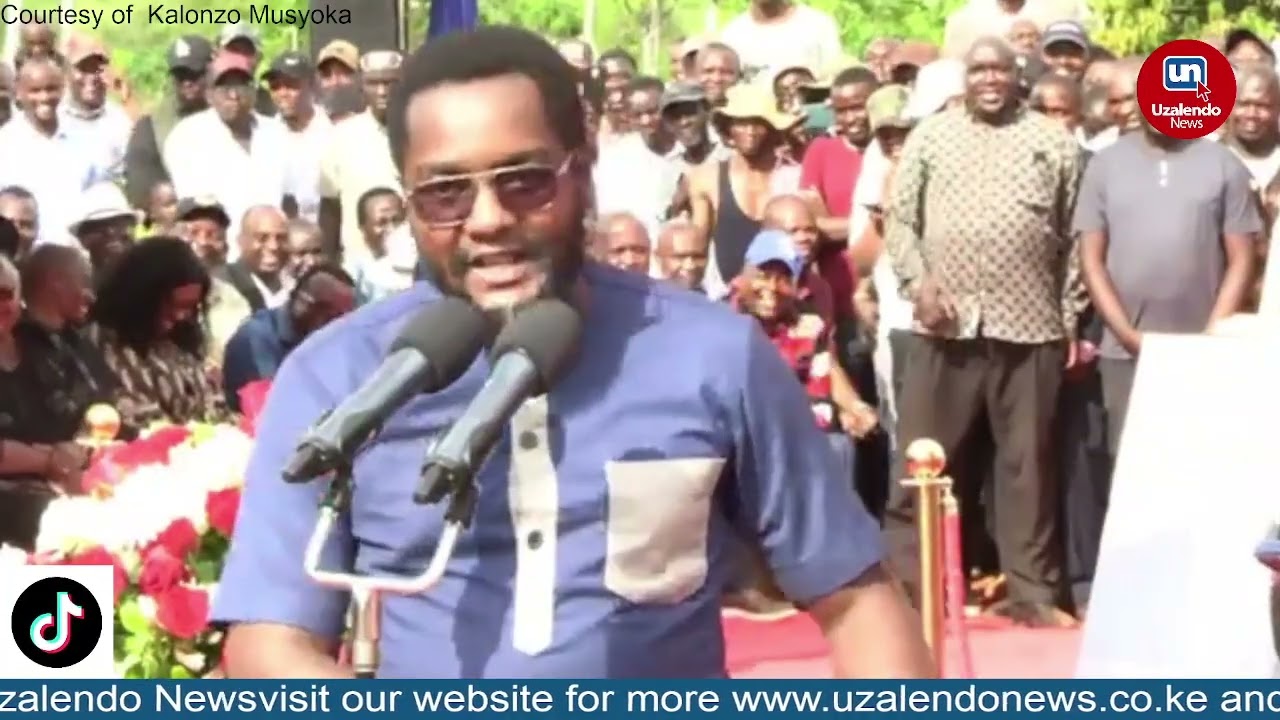 Сын Калонзо Мусиоки произвел фурор в Макуени своей мощной и красноречивой речью.