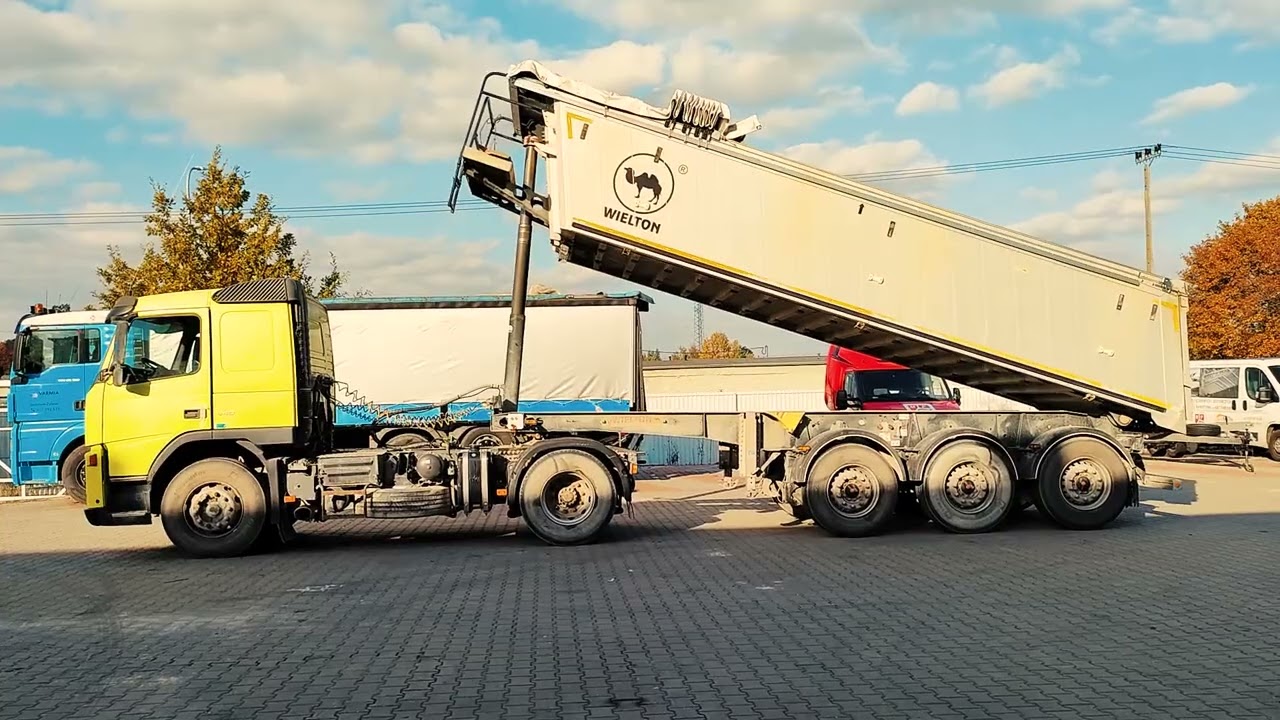 Plandeka automatyczna do wywrotki Volvo