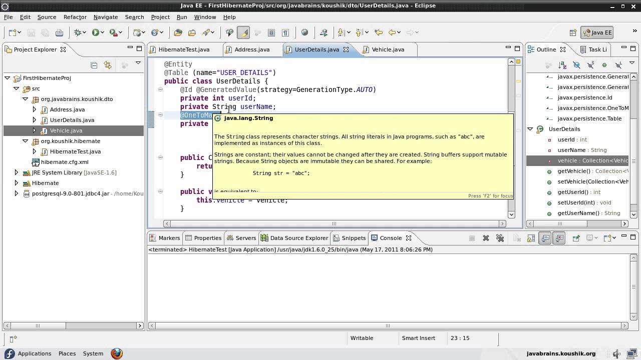 Учебник Hibernate 16 — CascadeTypes и другие вещи