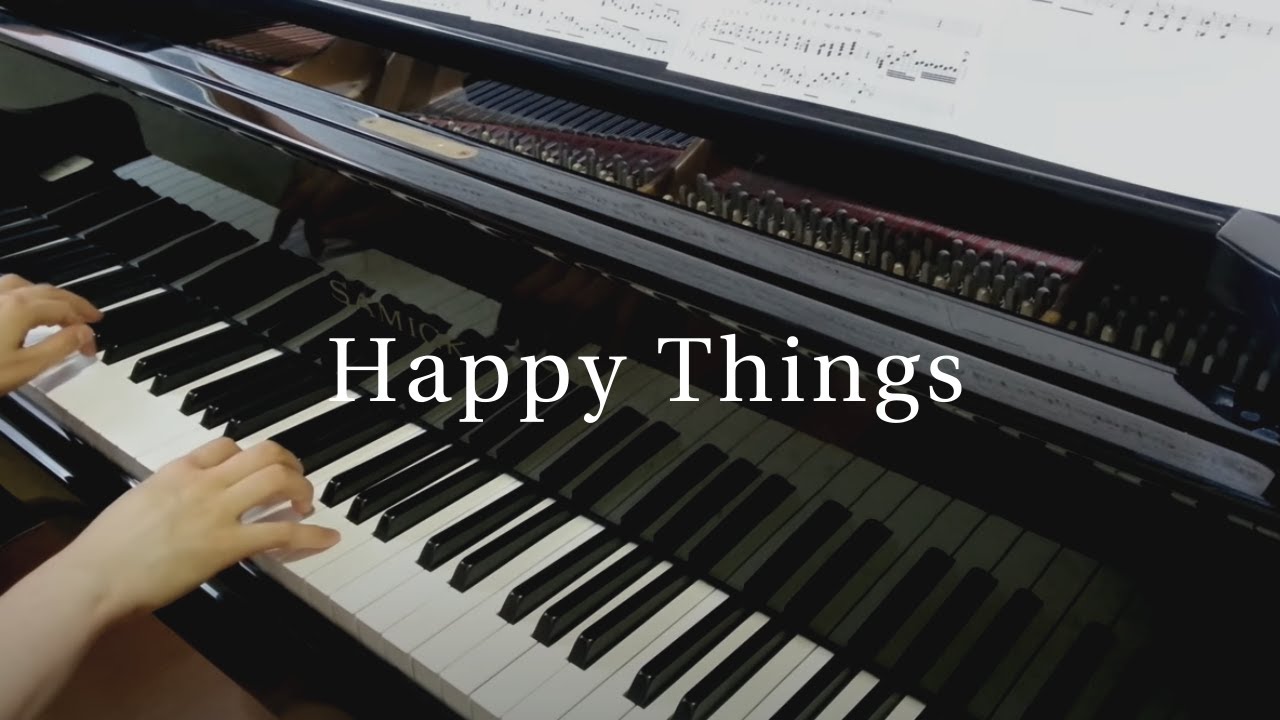 Happy things (J Rabbit, 제이레빗) Piano Cover