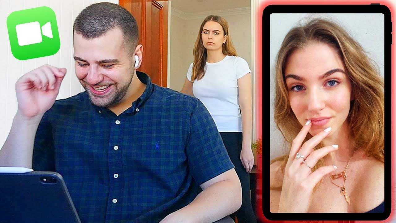 Флирт по видеозвонку — ПРАНК! Она меня поймала!