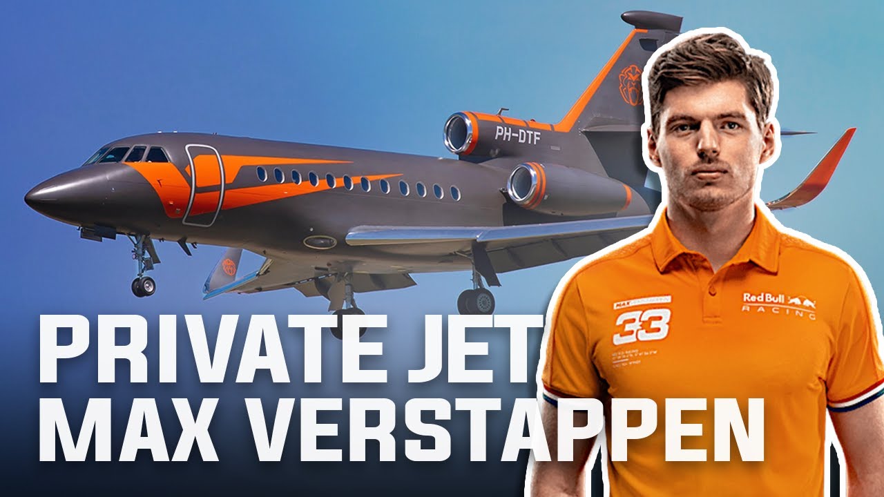 The luxury PRIVATE JET of Max Verstappen