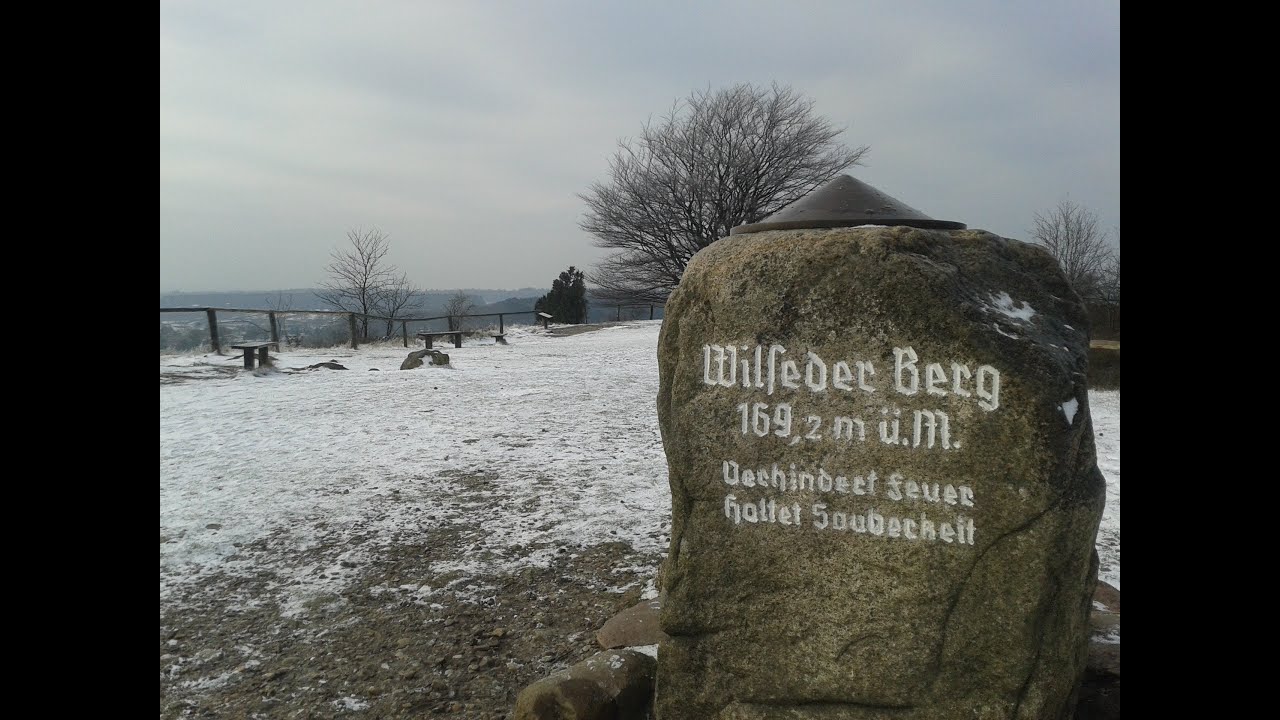 Wilseder Berg Höchste Erhebung in der Lüneburger Heide im Winter