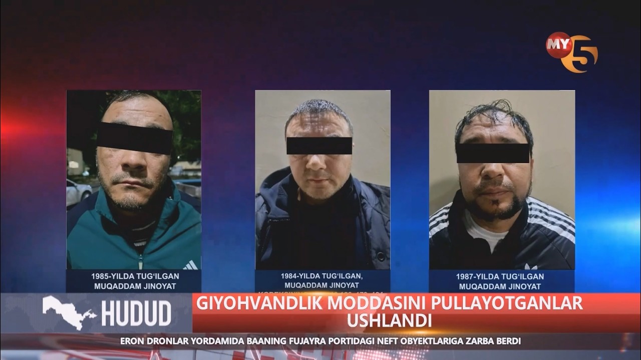 Giyohvandlik moddasini pullayotganlar ushlandi