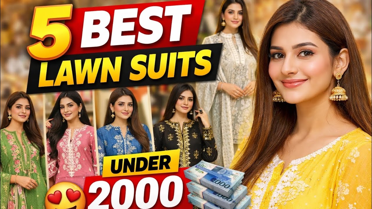👉 &ldquo;Top 6 Beautiful Lawn Suits Under 2000 😍 | Summer Collection 2026&rdquo; @sahilsharjeelclothscollection 