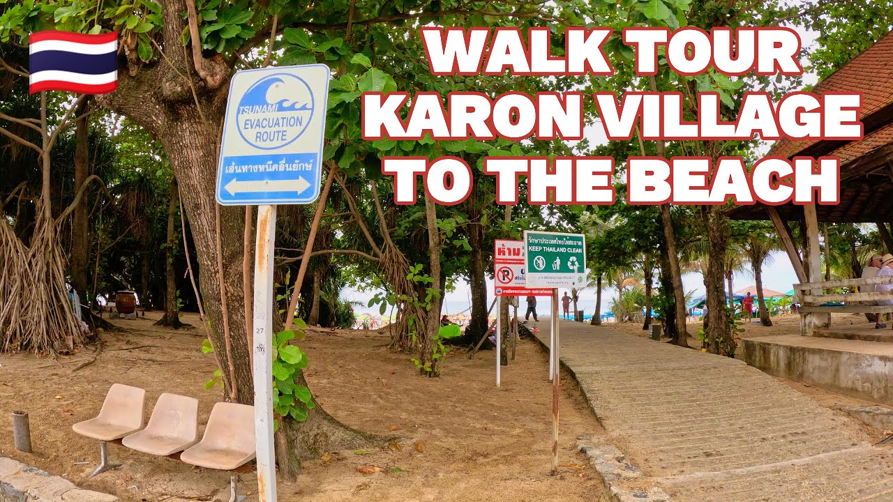 Let's WALK from Karon Village to Karon Beach