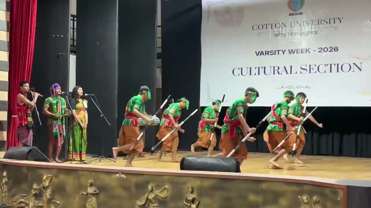 Rabha Folk Dance/ Assamese Department/ Cotton University/Varsity Week /Day 3/