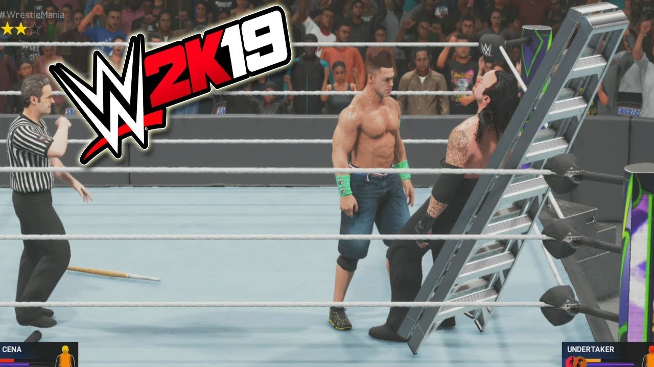 WWE 2K19 - John Cena Vs The Undertaker (Extreme Rules Match)