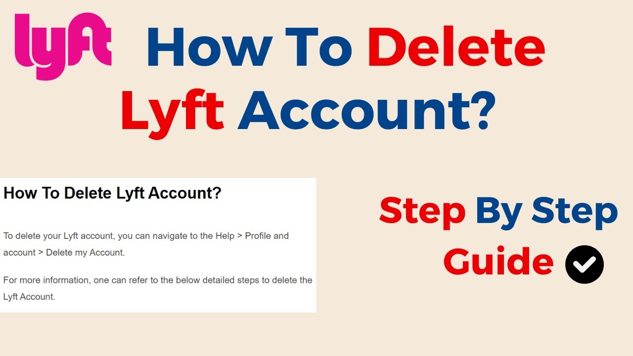 How To Delete Lyft Account?
