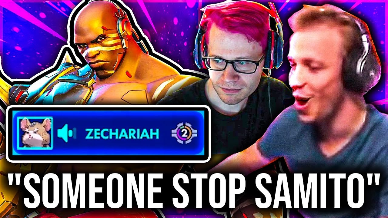 OMG HE'S KILLING EVERYTHING... playing out of my mind on doomfist... Doomfist vs Jay3 & EmonGG