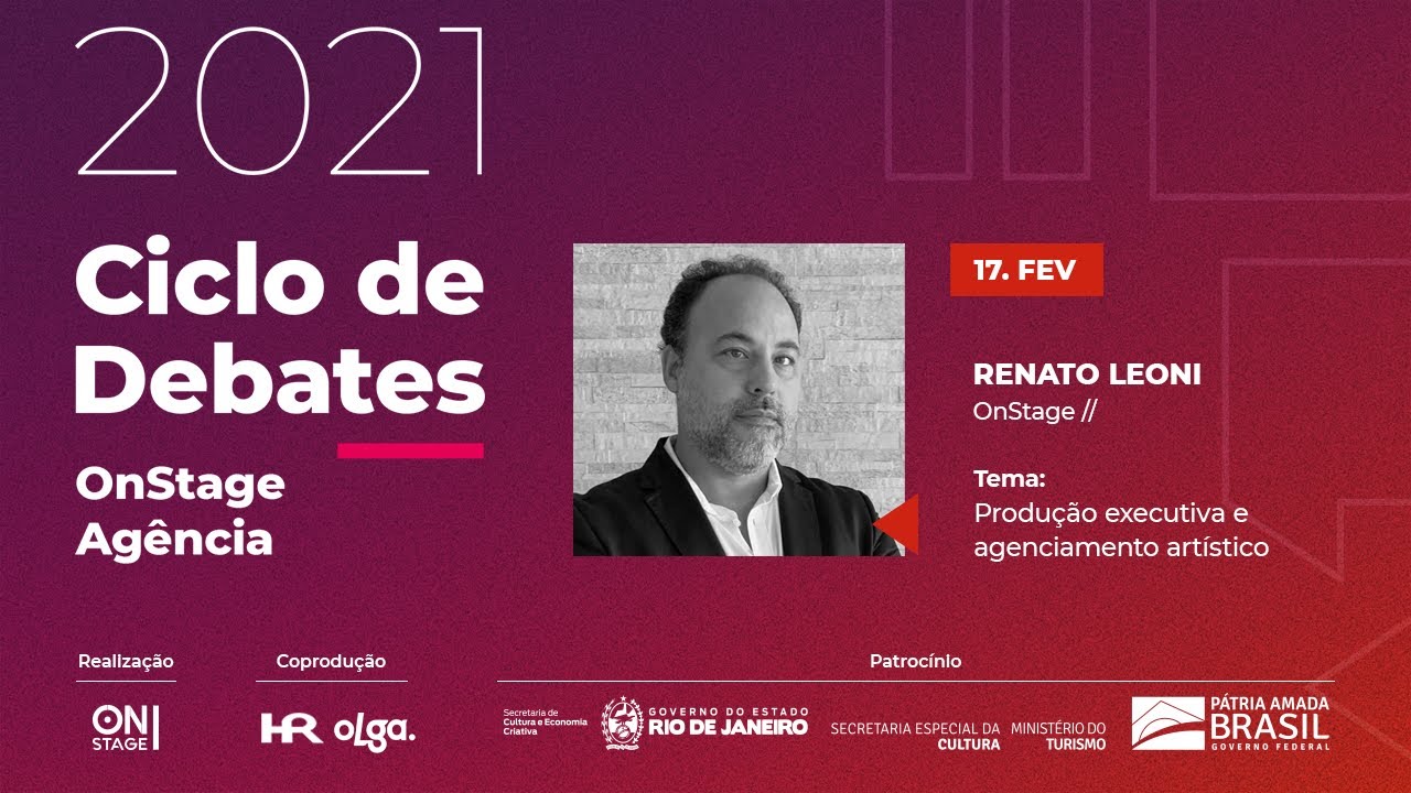 CICLO DE DEBATES ON STAGE com RENATO LEONE