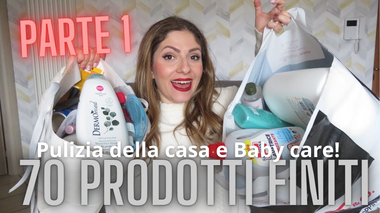 70 PRODOTTI FINITI!!! Parte 1: Detersivi e Babycare!