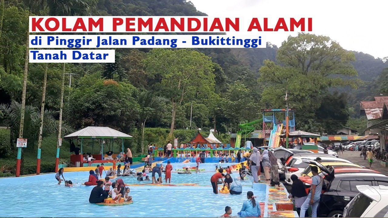 Pemandian Alami di Lembah Anai - Jalan Lintas Padang-Bukittinggi.