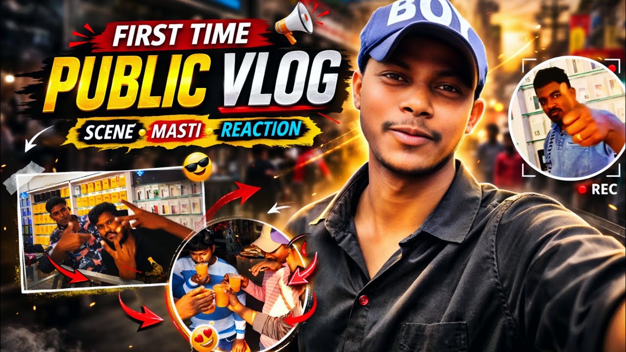 Public Reaction Ne Hila Diya 😍 | First Public Vlog 2026 |