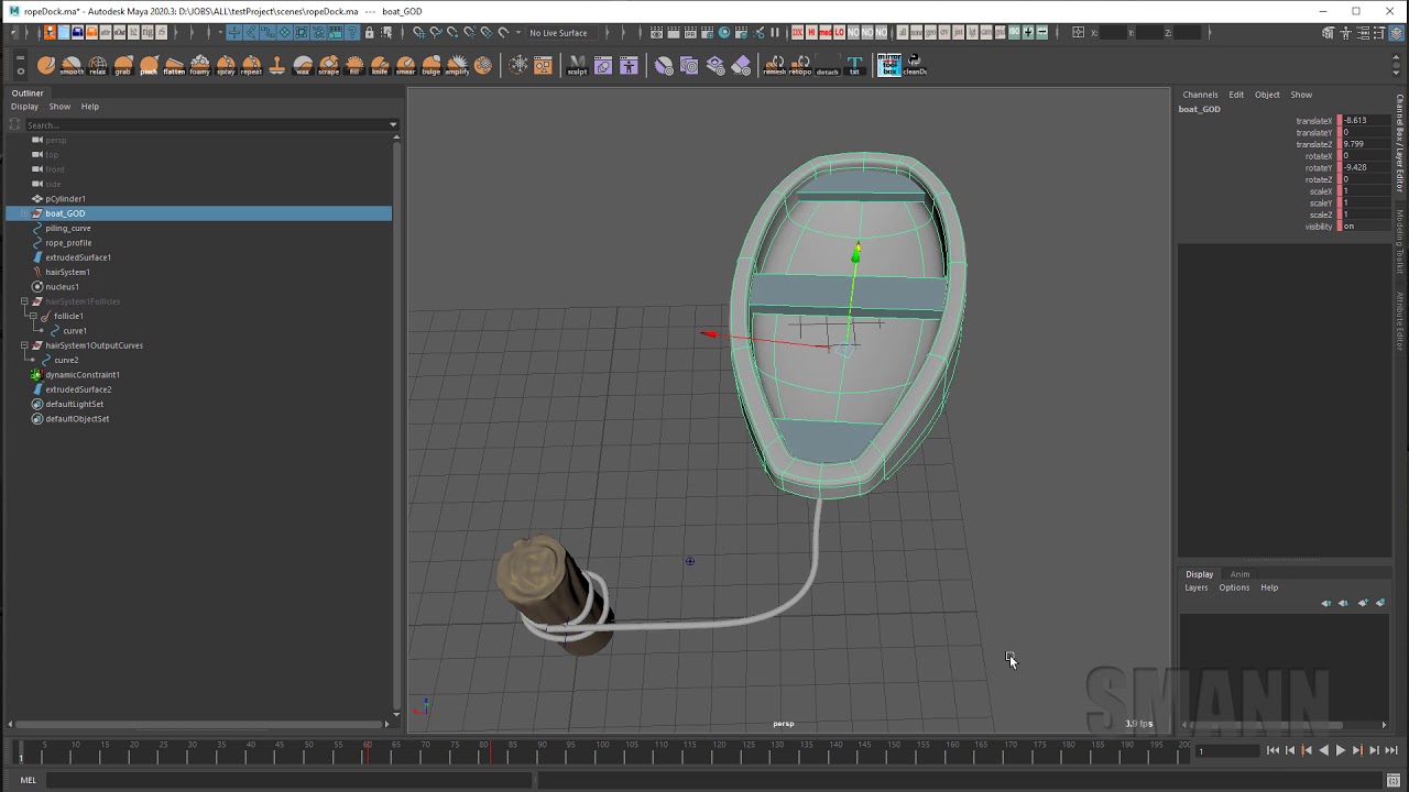 EveryDayMaya:020  dynamicRope intro tip