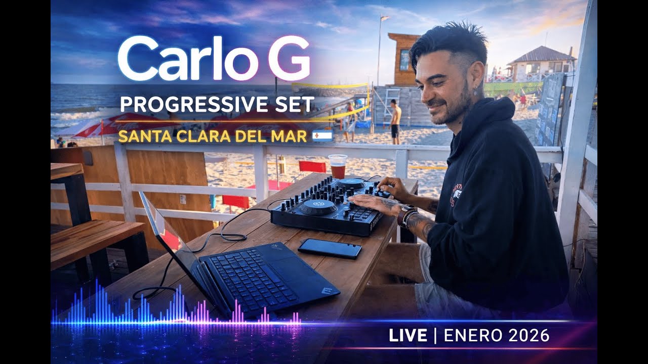 Carlo G – Progressive House Live Set | Santa Clara del Mar | 29.01.26
