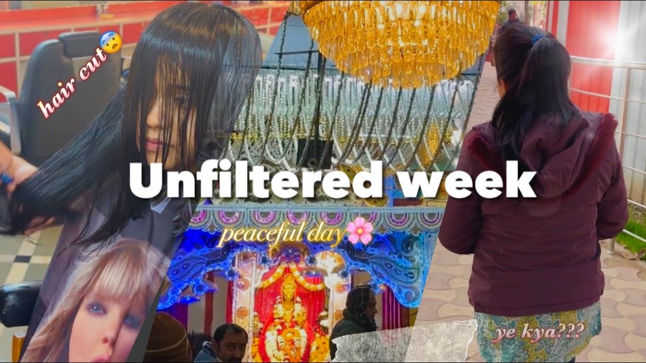 Haircut😳 Cooking,Badal and Mandir Visit🛕| Simple Weekly Vlog | Cool And Quirky Vlogs