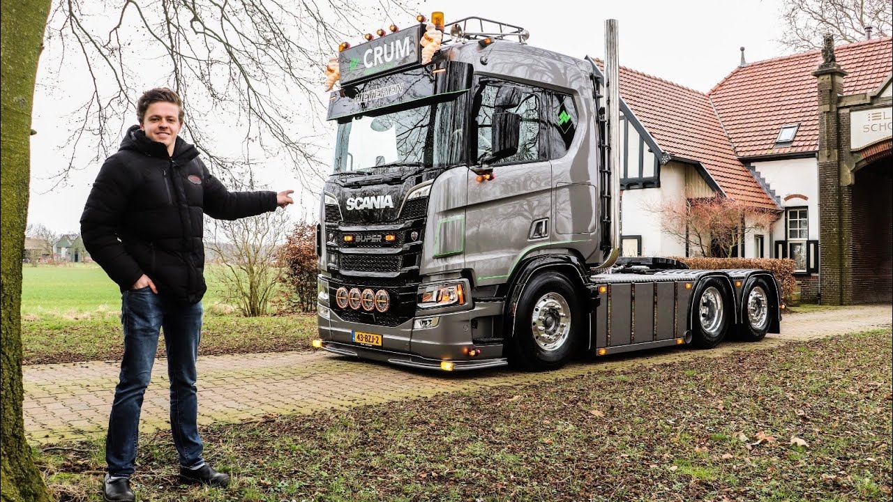 THIS IS THE NEW SCANIA R660 NextGeneration V8 FROM CRUM SIERBESTRATING [VLOG]
