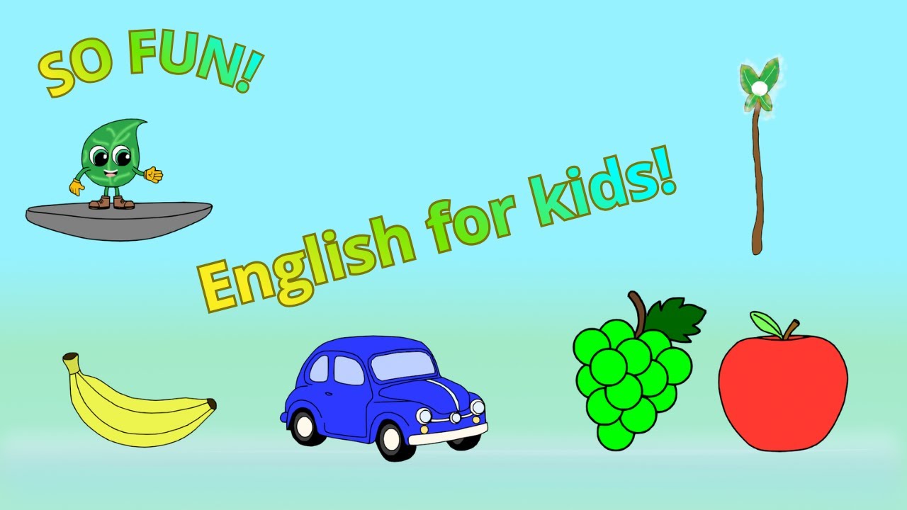 Learn English with Leafy & Spark – Fun Words for Kids! 1