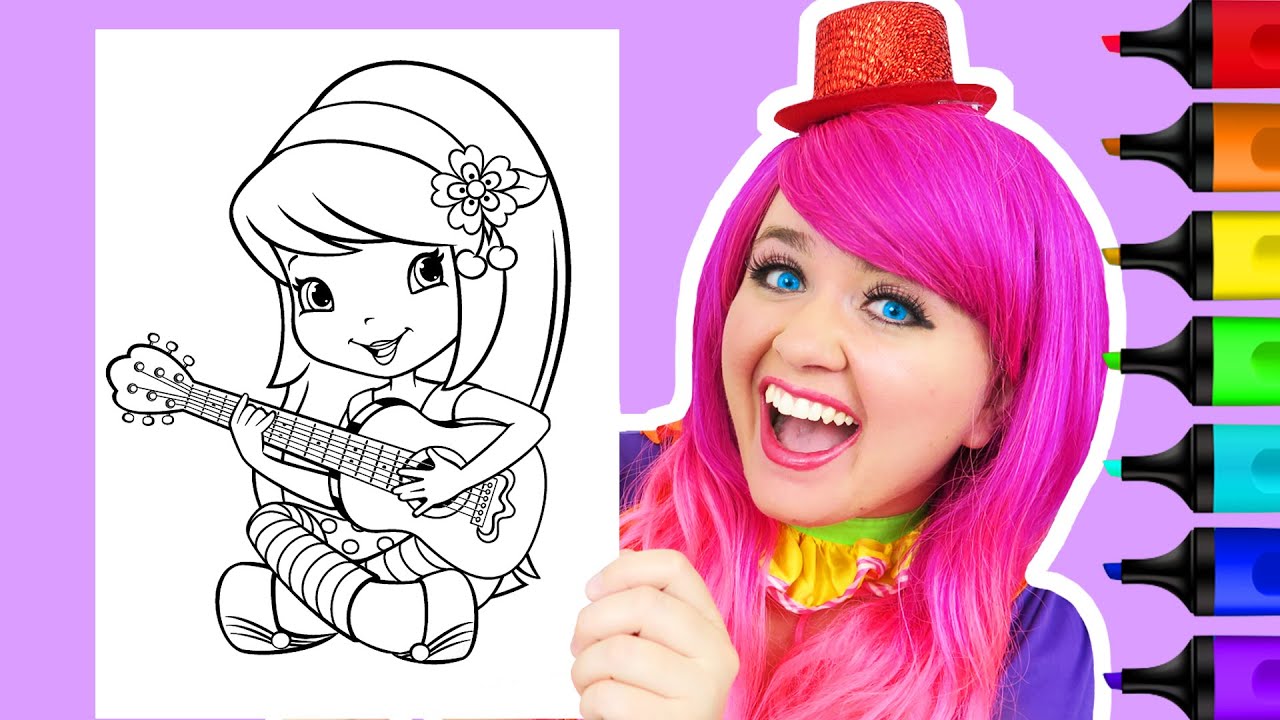 Coloring Strawberry Shortcake Cherry Jam