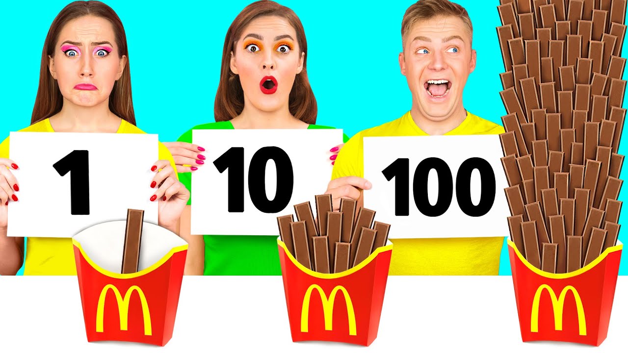 100 Layers of Food Challenge | Prank Wars by RaPaPa Best