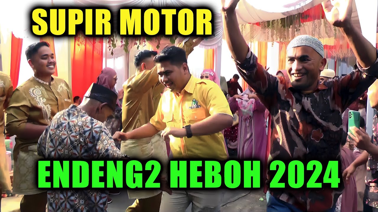 NONsTOP ASIIK ENDENG-ENDENG SUPIR MOTOR SATRIA ACARA RESEPSI RIJAL & ERNI DALU-DALU  PASAR LAMA