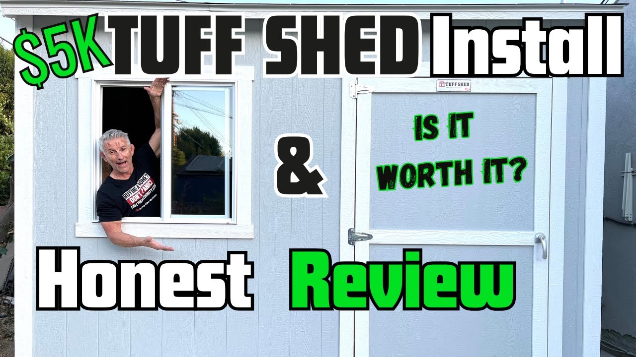 Установка и честный обзор Tuff Shed | Установка Tuff Shed TR-800 10' X 12' #tuffshedinstallation