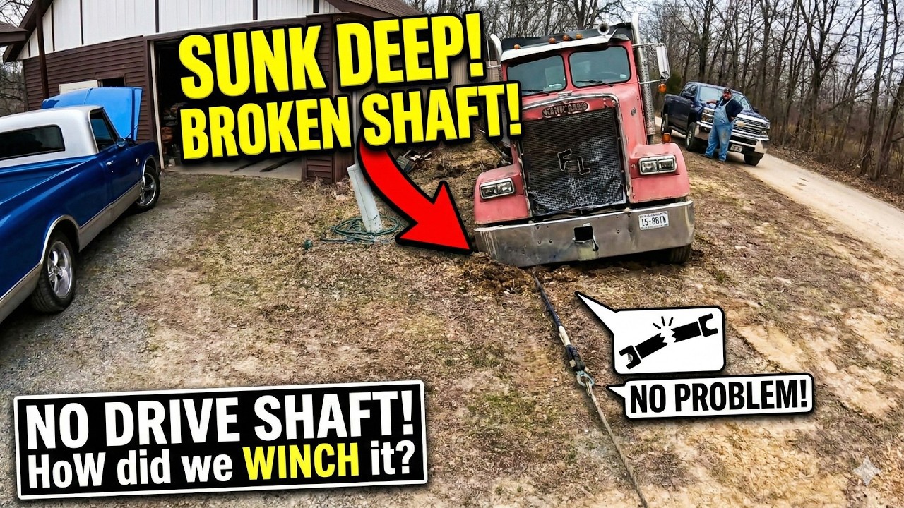 BURIED DEEP!!!  NO DRIVESHAFT, NO PROBLEM!!!