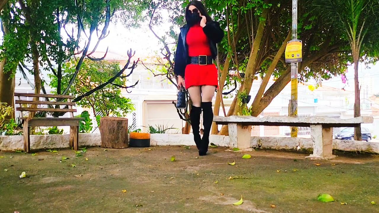 Crossdresser Ana - Going outdoor day 94
