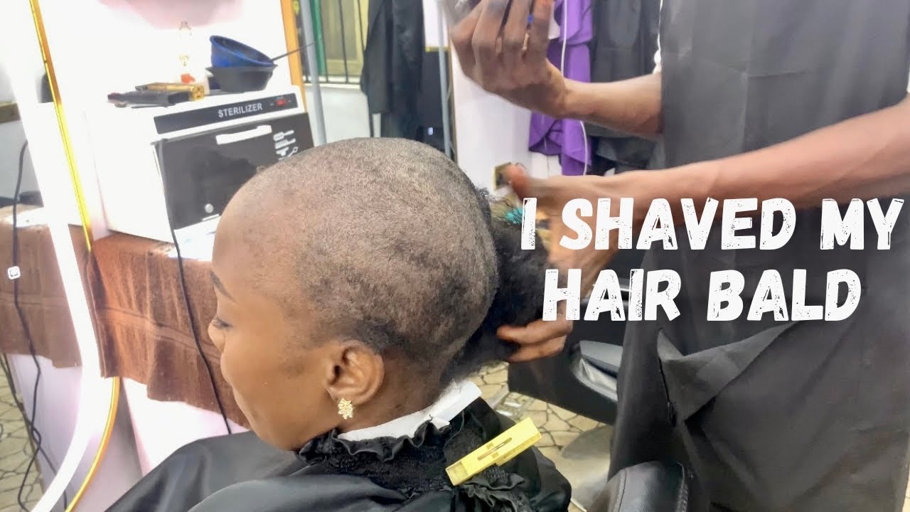VLOG: I FINALLY SHAVED MY HAIR || BALD || BIG CHOP     #hairvlog #haircut  #viral