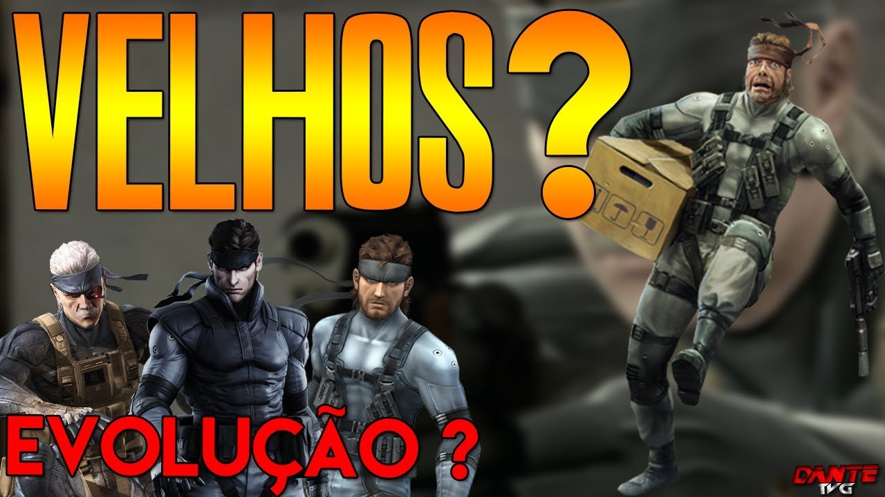 POR QUE O SOLID SNAKE ENVELHECE RAPIDAMENTE ?