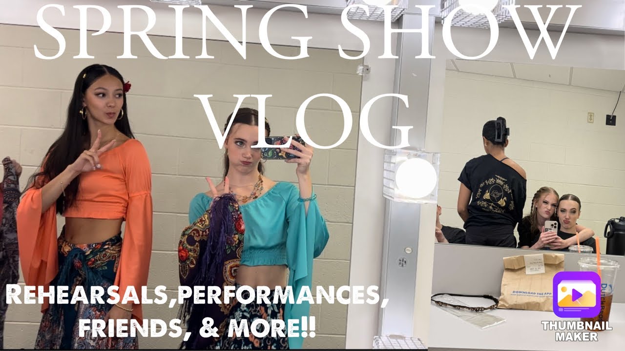 Spring Show VLOG| performing, rehearsals, ballet, more! #ballerina