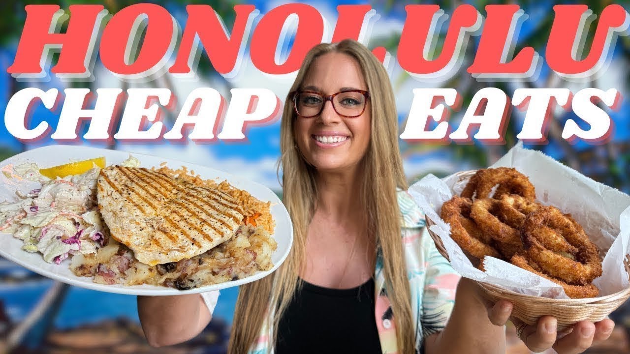 12 CHEAP EATS You Must Try in HONOLULU HAWAII!