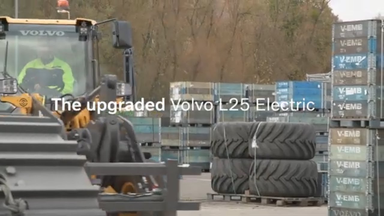The upgraded Volvo L25 Electric