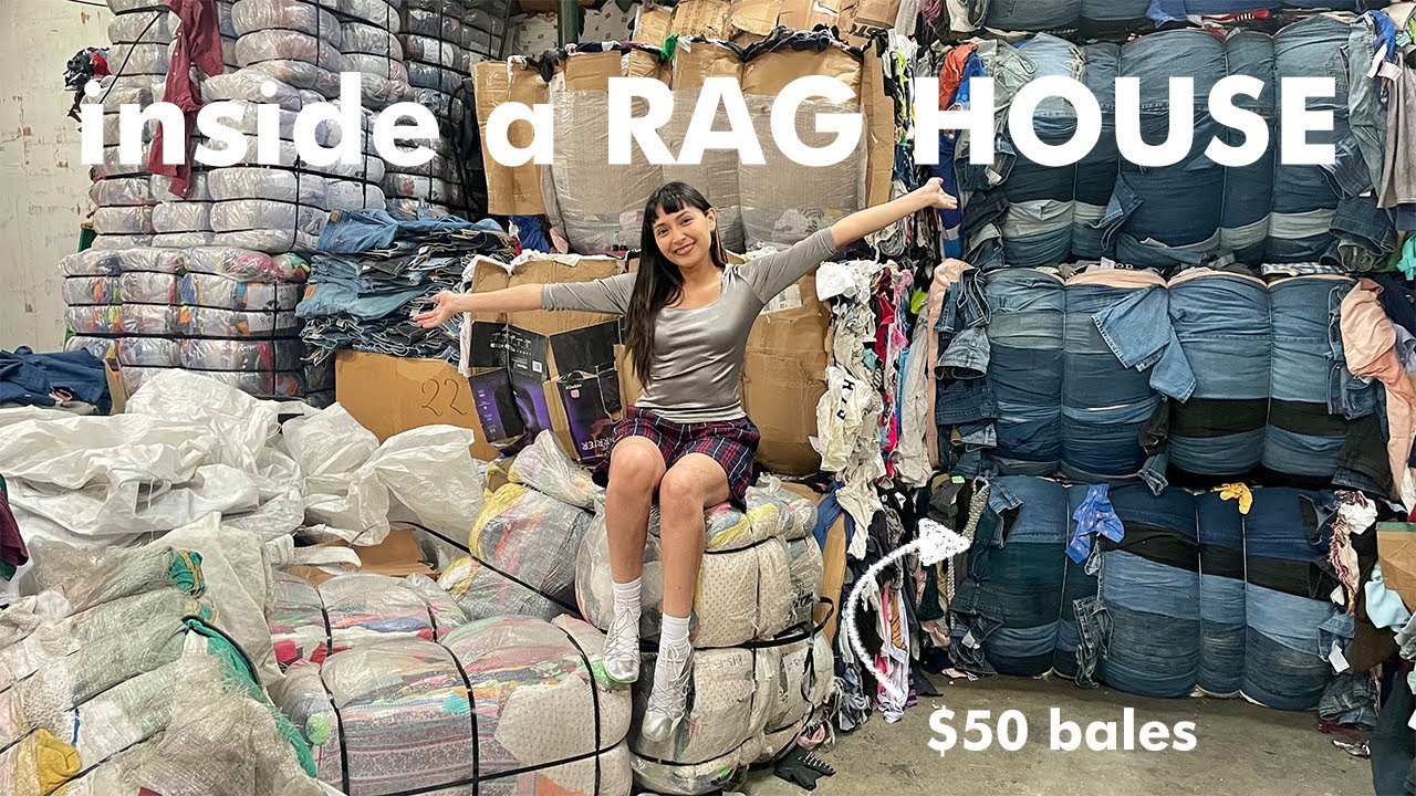 thrifting at a *RAG HOUSE* for $50 clothing bales...did I get scammed???