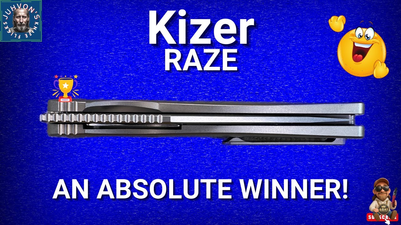 🔥 Kizer Raze Review | New Breed EDC + Kizer Titanium Front Flipper!