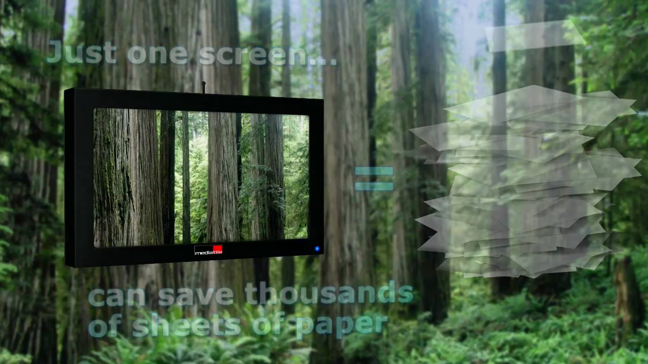 Go Green with MediaTile Cellular Digital Signage