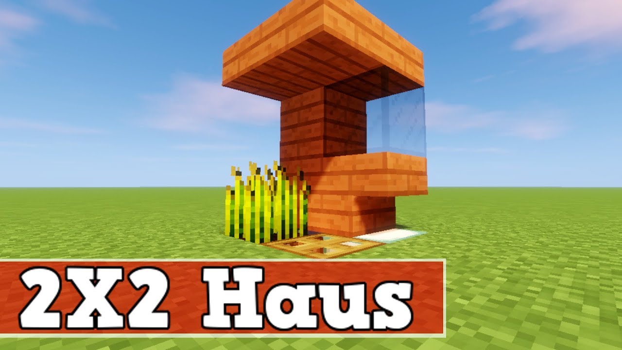 Wie baut man ein kleines Haus in Minecraft | Minecraft Kleines Haus Bauen Deutsch Tutorial