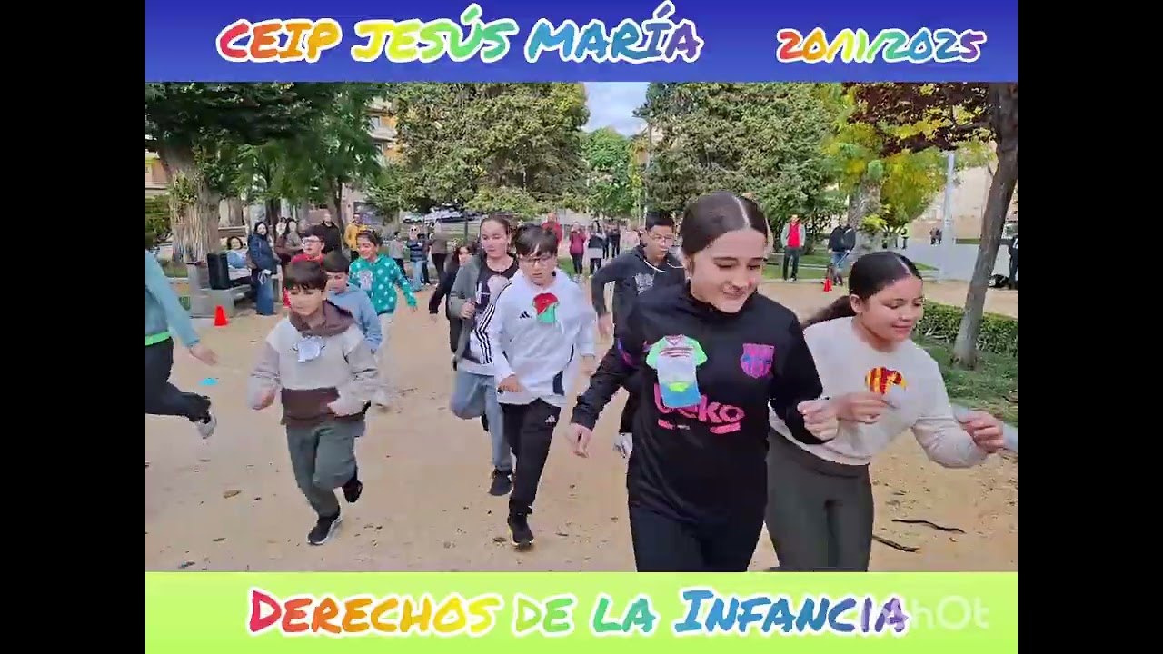 Carrera solidaria. Día de los Derechos de la Infancia. 20 de noviembre de 2025. Colegio Jesús María 