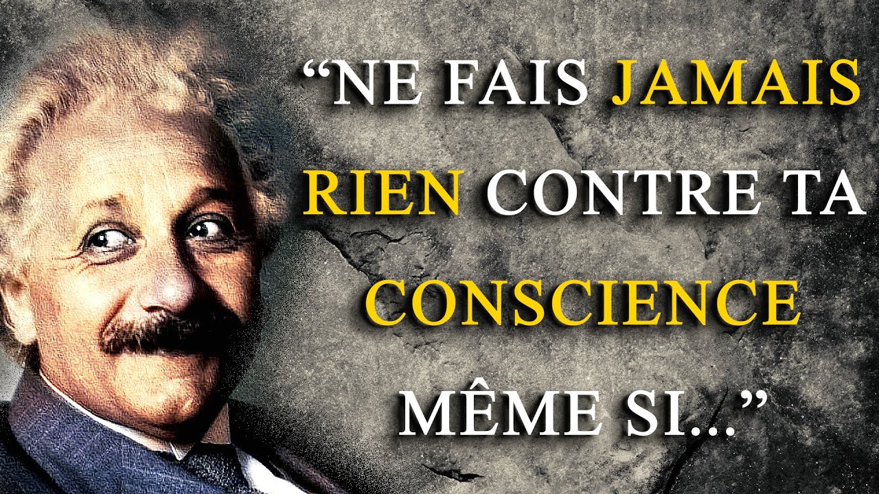 ALBERT EINSTEIN ses plus grandes citations act9