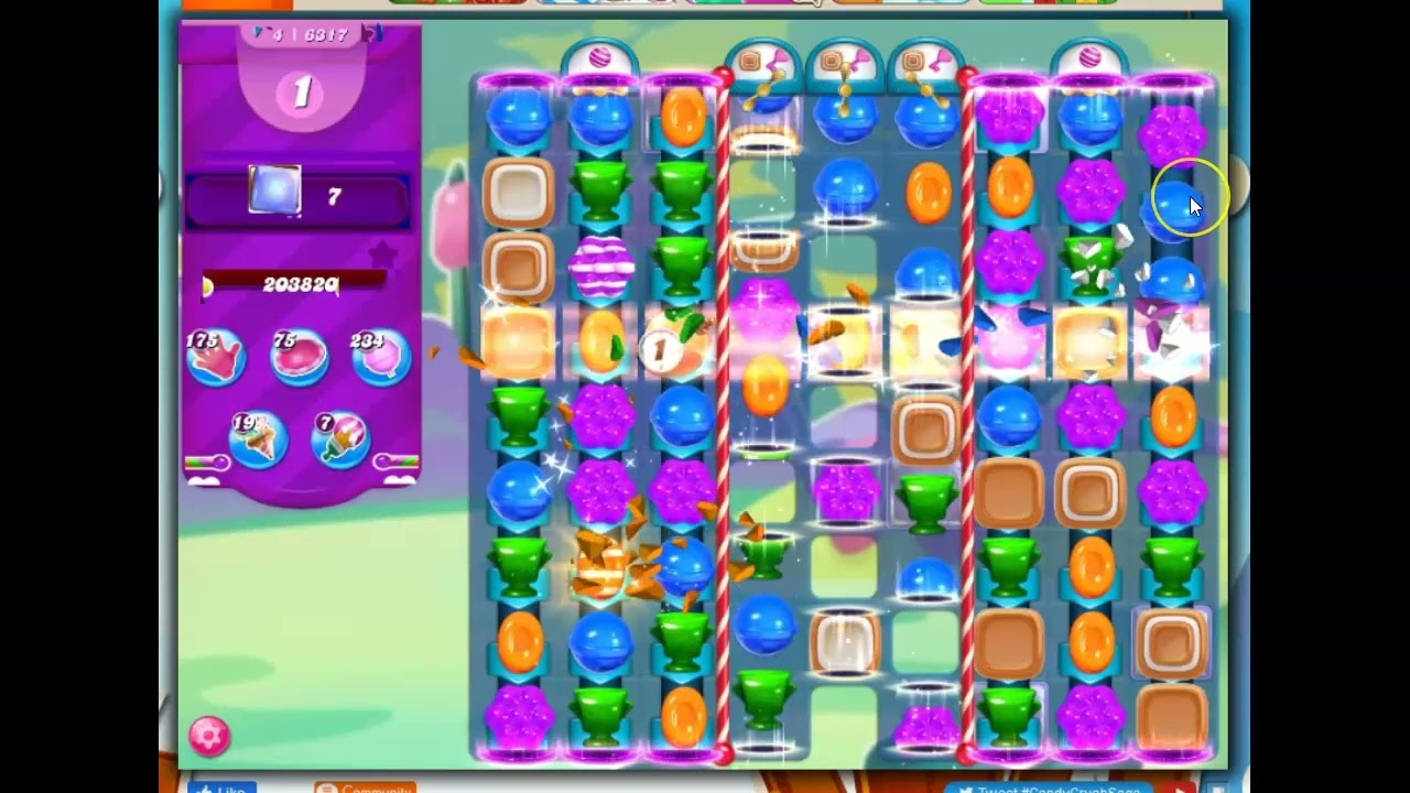 Candy Crush Level 6317 Talkthrough, 25 Moves 0 Boosters