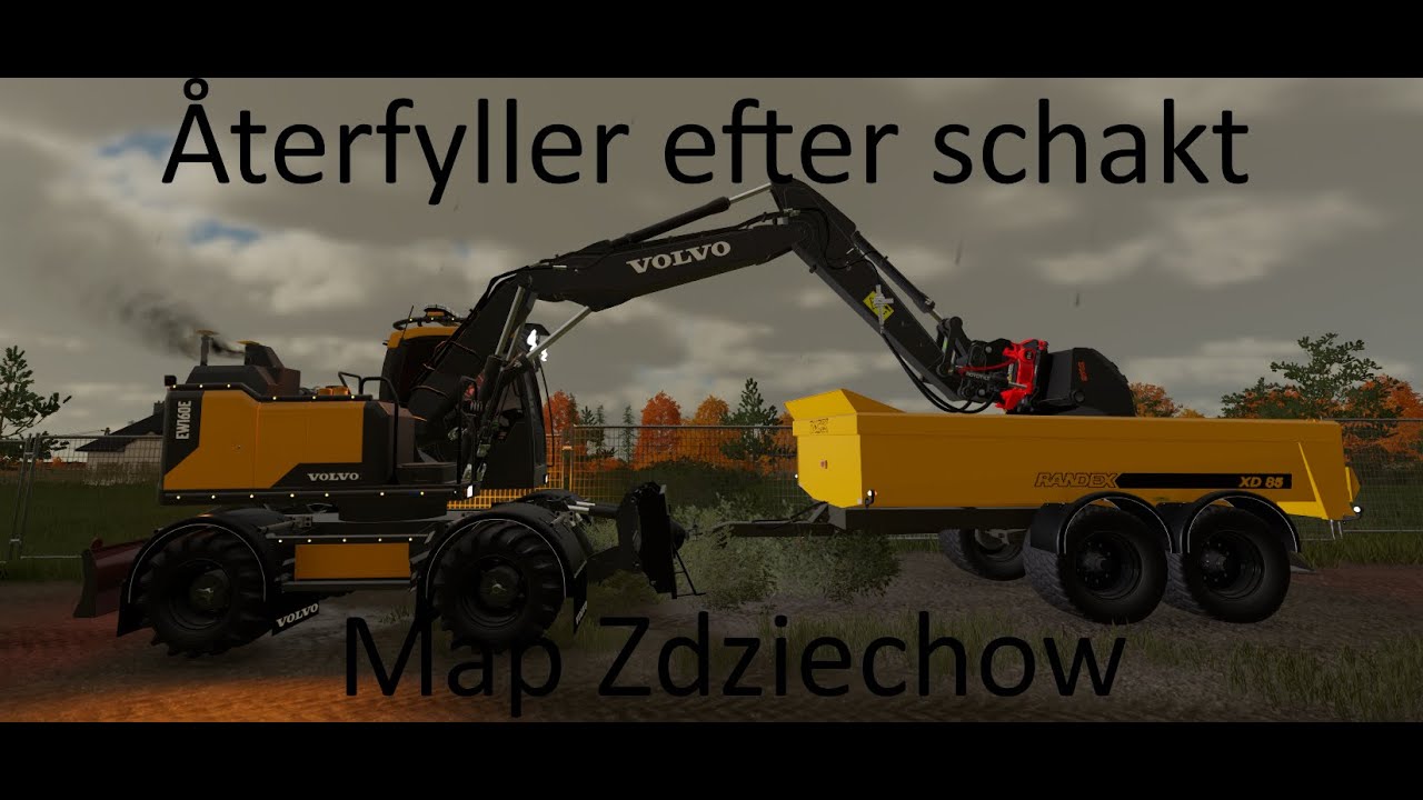 Återfyller efter att jag har grävt i FS22