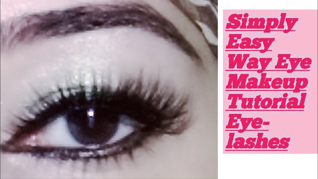 simple and easy way ||eye lashes tutorial ||request video